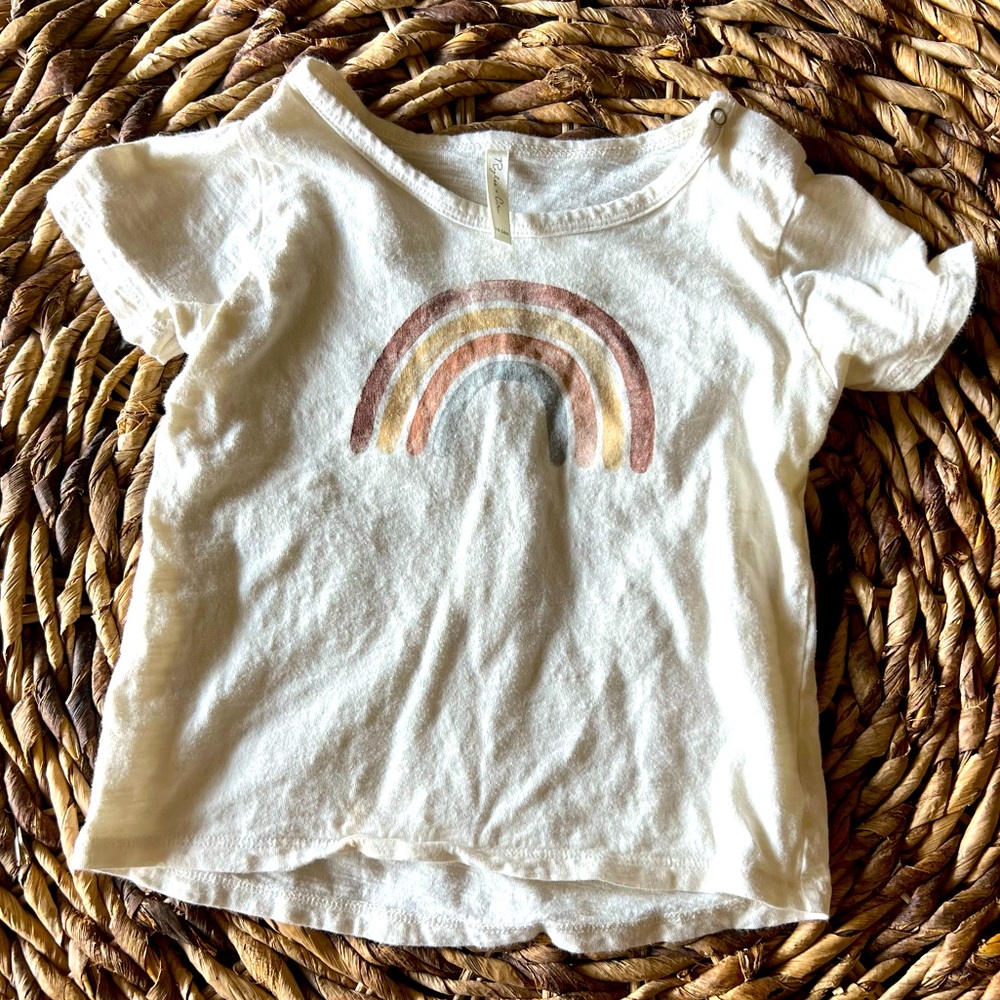 Rylee and Cru rainbow tee